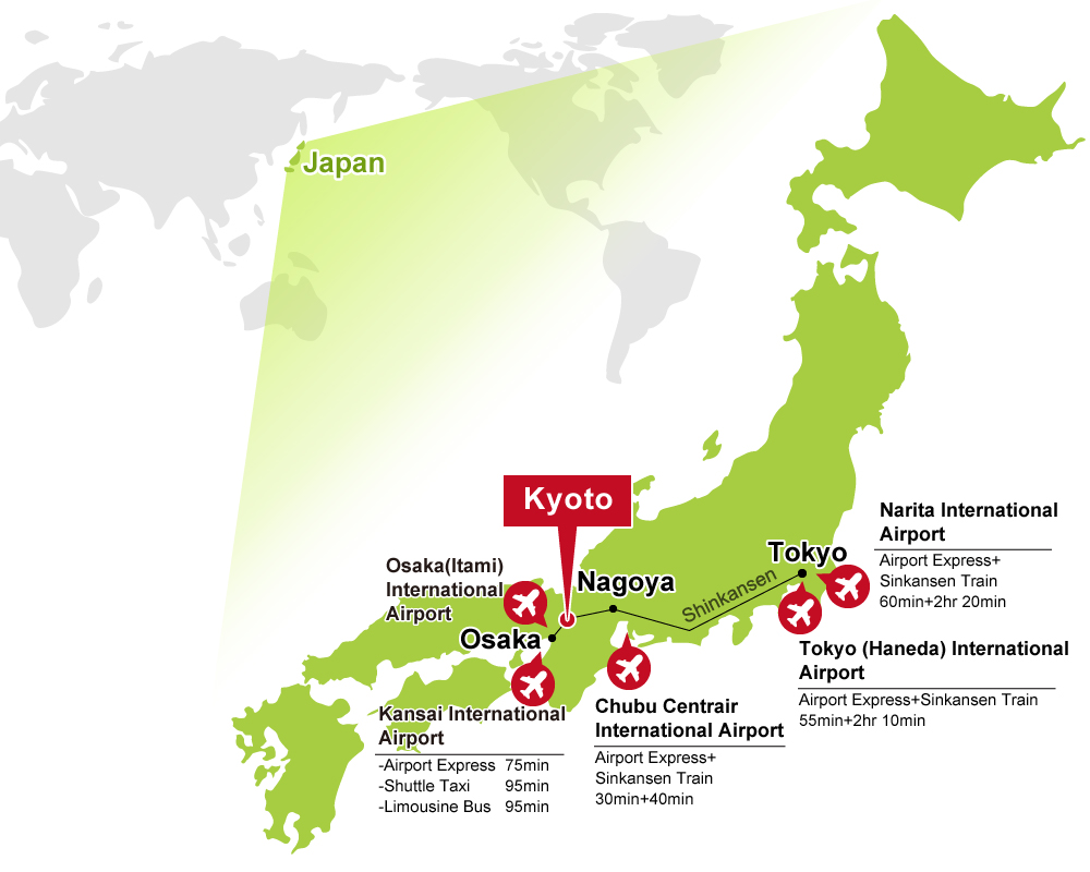 Location of Kyoto
